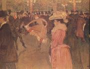 Henri  Toulouse-Lautrec Dance at the Moulin Rouge (nn03) oil painting